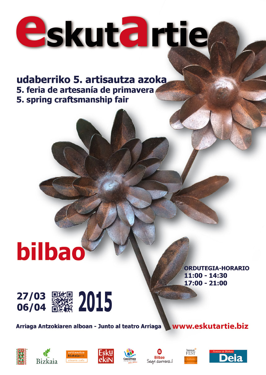 Cartel  anunciador de  eskutartie 2015